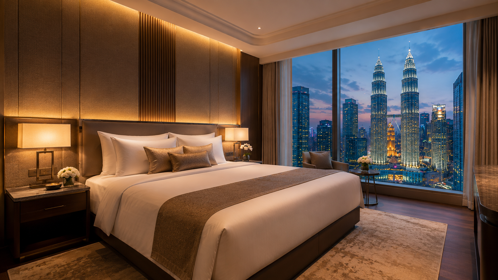 Comfortabele slaapkamersuite in Star Suites KLCC Kuala Lumpur